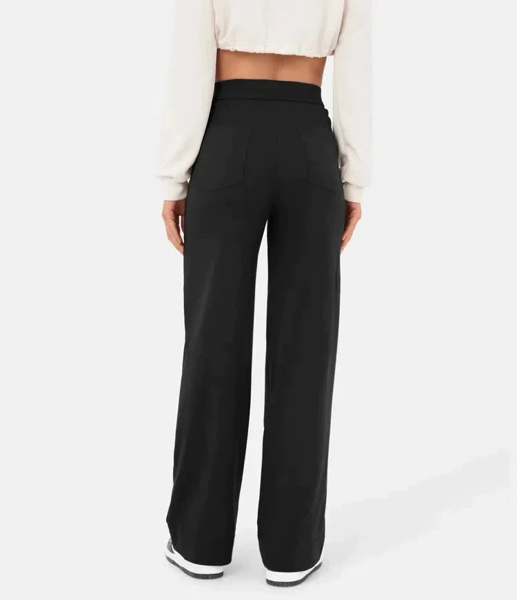 HighWallt High-waisted elastische casual broek