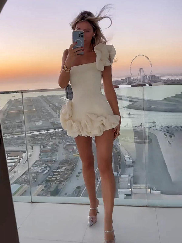Adele | Elegantes Ein-Schulter-Minikleid