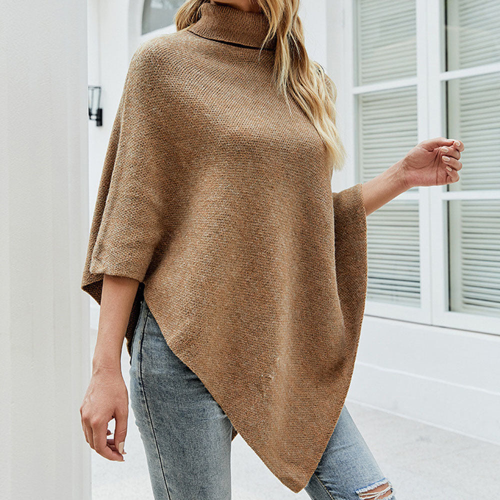 Leanna Poncho – Eleganter Winterponcho für Damen