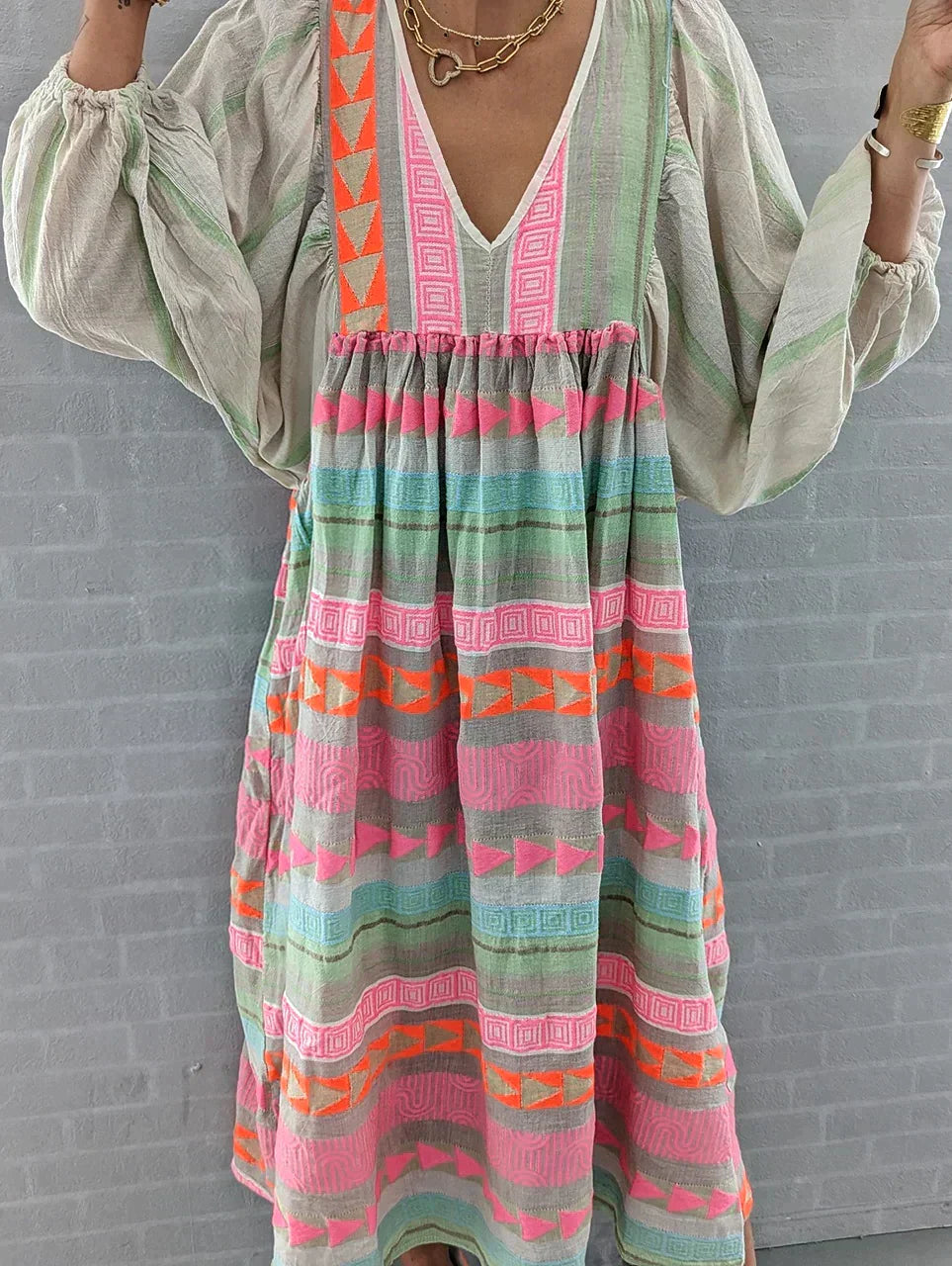Olympia | Buntes Sommerkleid