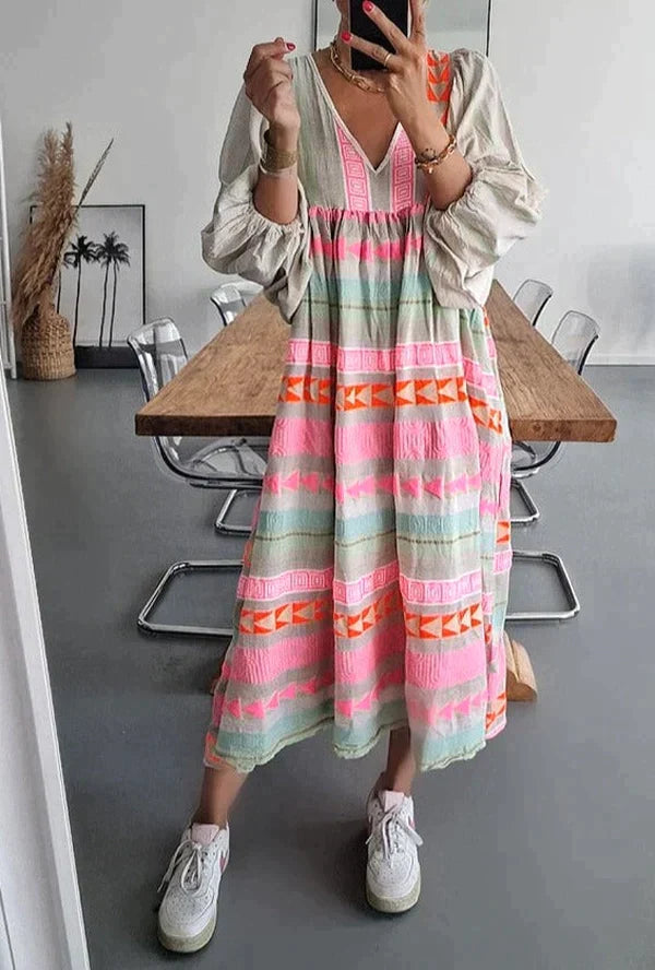 Olympia | Buntes Sommerkleid
