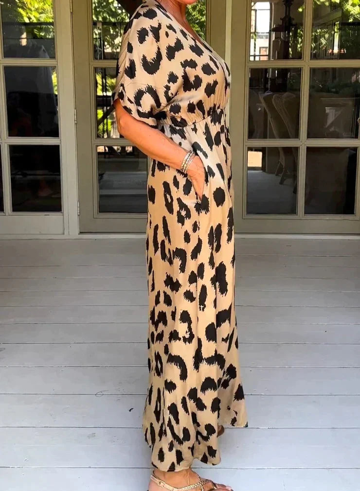 Behati's™ Leopard Maxikleid