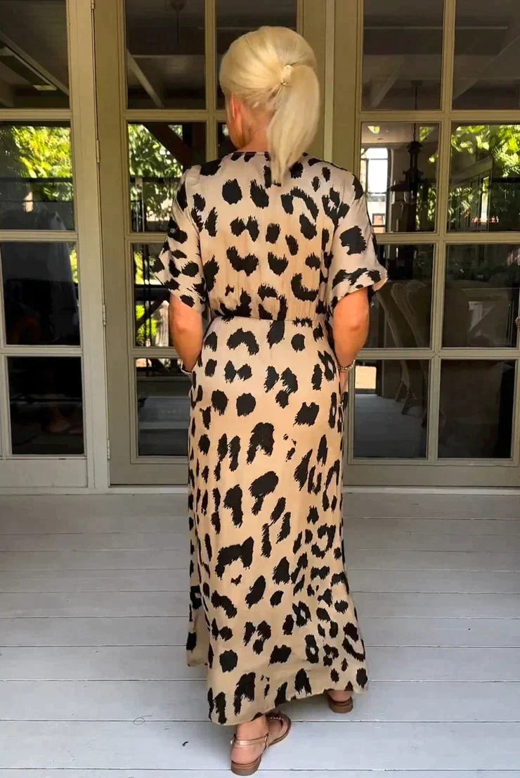 Behati's™ Leopard Maxikleid