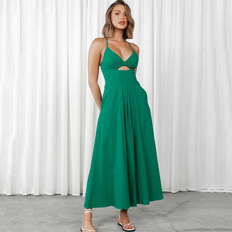 Jane™ | Riemen Maxikleid